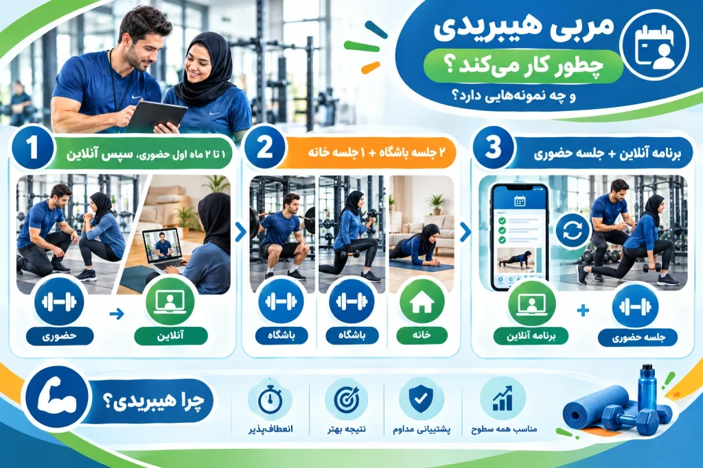 مربی هیبریدی چطور کار می‌کند